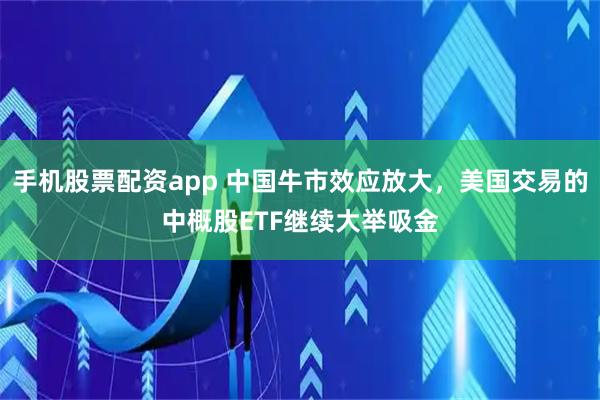 手机股票配资app 中国牛市效应放大，美国交易的中概股ETF继续大举吸金